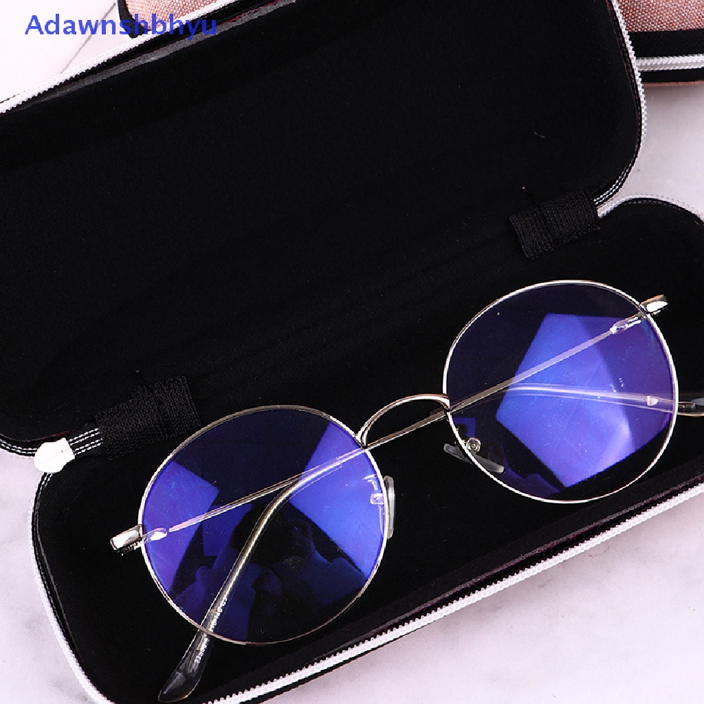 Adhyu 1Pcs EVA Eyewear Cases Cover Sunglasses Case Kotak Kacamata Dengan Lanyard Zipper ID