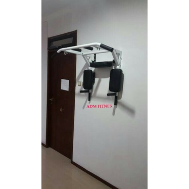 Pull Up Portable Wall Mounted Pull Up Bar Chin Up Bar Dengan Dip Ba