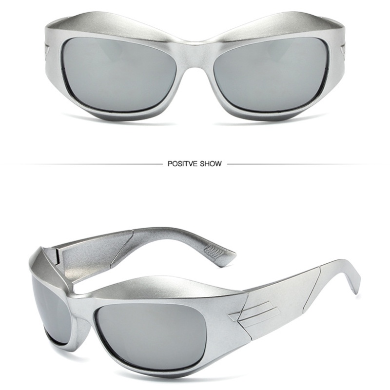 Y2k Kacamata Hip Hop Wanita Pria Outdoor Cycling Shades