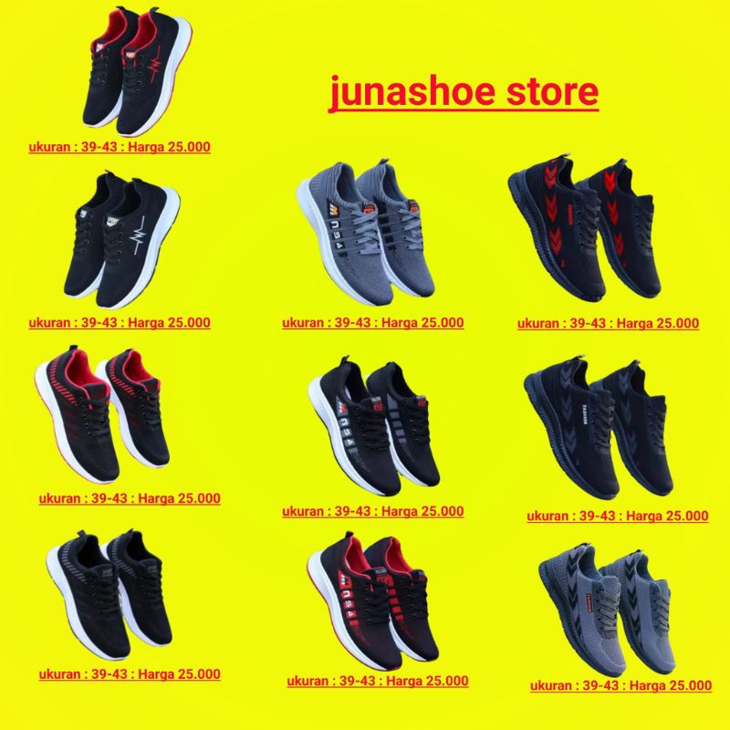 45 pasang link khusus grosir sepatu sneakers  sekolah