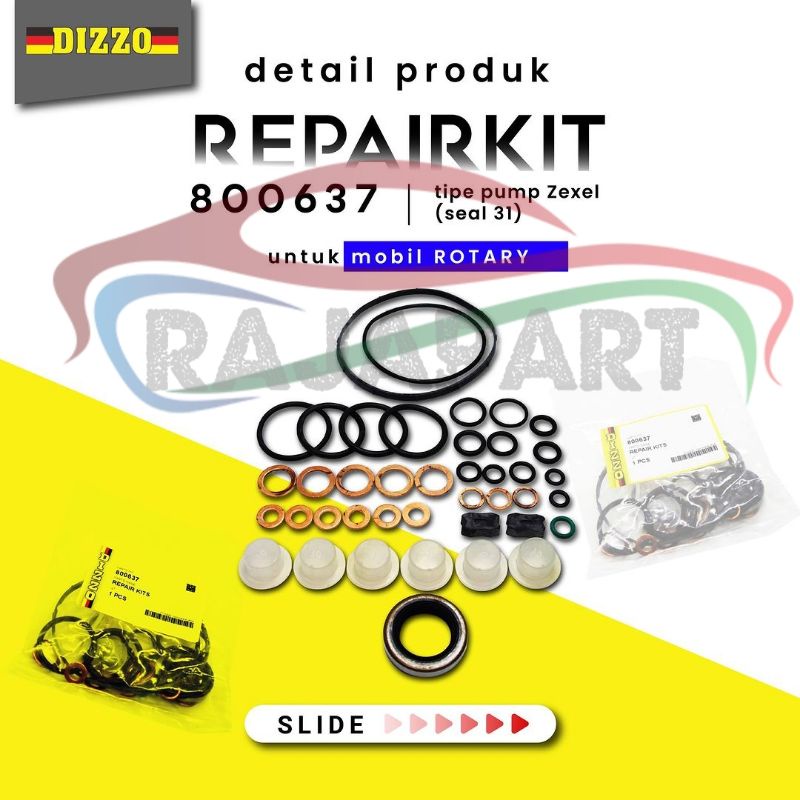 Pakking set bospom zexel gasket bospom zexel repair kit rotary bospom zexel gasket kit rotary kompli