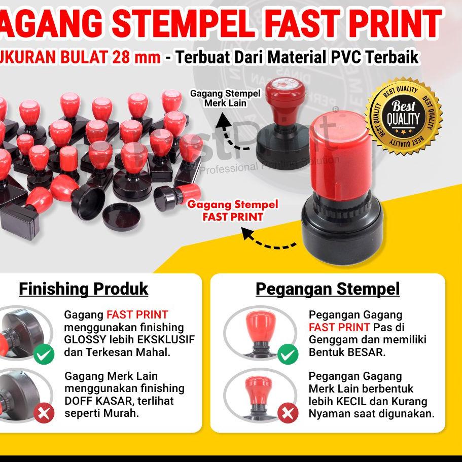 

ㅴ Gagang Stempel Flash Bulat Ukuran Diameter 28mm ひ