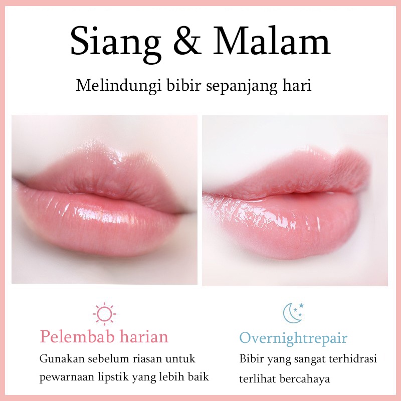 Perawatan bibir hitam dan kering Serum bibir untuk bibir hitam Lip balm Melembabkan masker bibir  Melembabkan dan melembabkan perawatan bibir pengelupasan kulit, mencerahkan garis bibir dan mencerahkan warna bibir Singkirkan bibir kering dan pecah