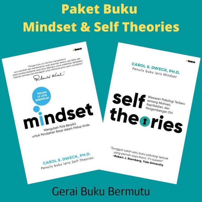 

Paket Buku MINDSET & SELF THEORIES by Carol S. Dweck, Ph.D (Buku Ori)