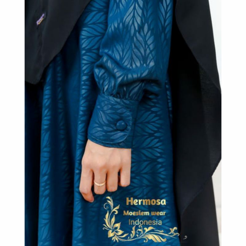 GAMIS HERMOSA EMBOS MOTIF PADI ELEGANT GAMIS JUMBO EMBOS GAMIS TERBARU HERMOSA