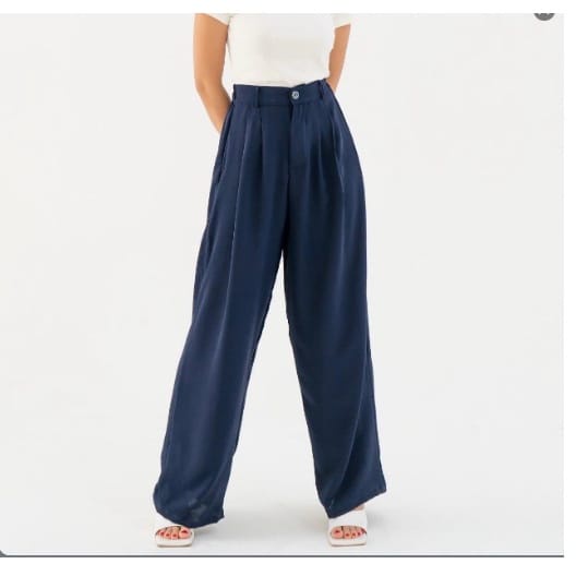 BEFAST - ZEC Celana JOLA Pant Kulot Crincle / Belina Cullote Pant / Celana Panjang Polos Formal / Fashion Ala Style Korean / Kulot Kerja Wanita Casual / Pakaian Kekinian Remaja ABG Trendy / Celana Kulot Crinkle Terlaris / Outift Kampus