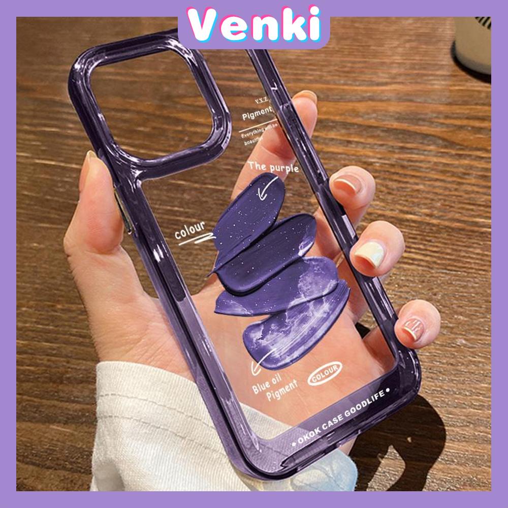 iPhone Case HD Acrylic High Quality Hard Case Metal Button Protection Camera Shockproof Dark Purple Paint Graffiti Compatible For iPhone 14 13 12 11 Pro Max xr xs max