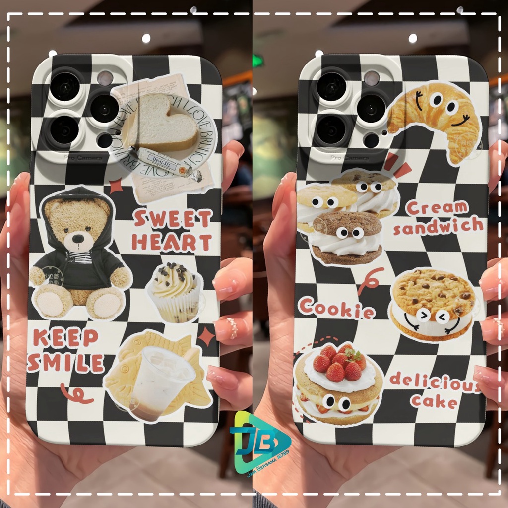 CUSTOM CASE SOFTCASE SILIKON PROCAMERA DELICIOUS CUSTOM OPPO REALME VIVO XIAOMI SAMSUNG INFINIX IPHONE FOR ALL TYPE JB6273