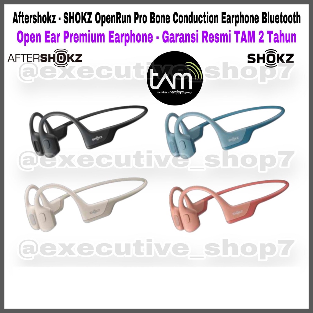 Aftershokz • SHOKZ - OpenRun Pro Bone Conduction Earphone Bluetooth