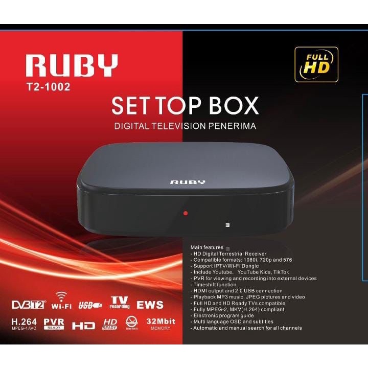 SET TOP BOX RUBY