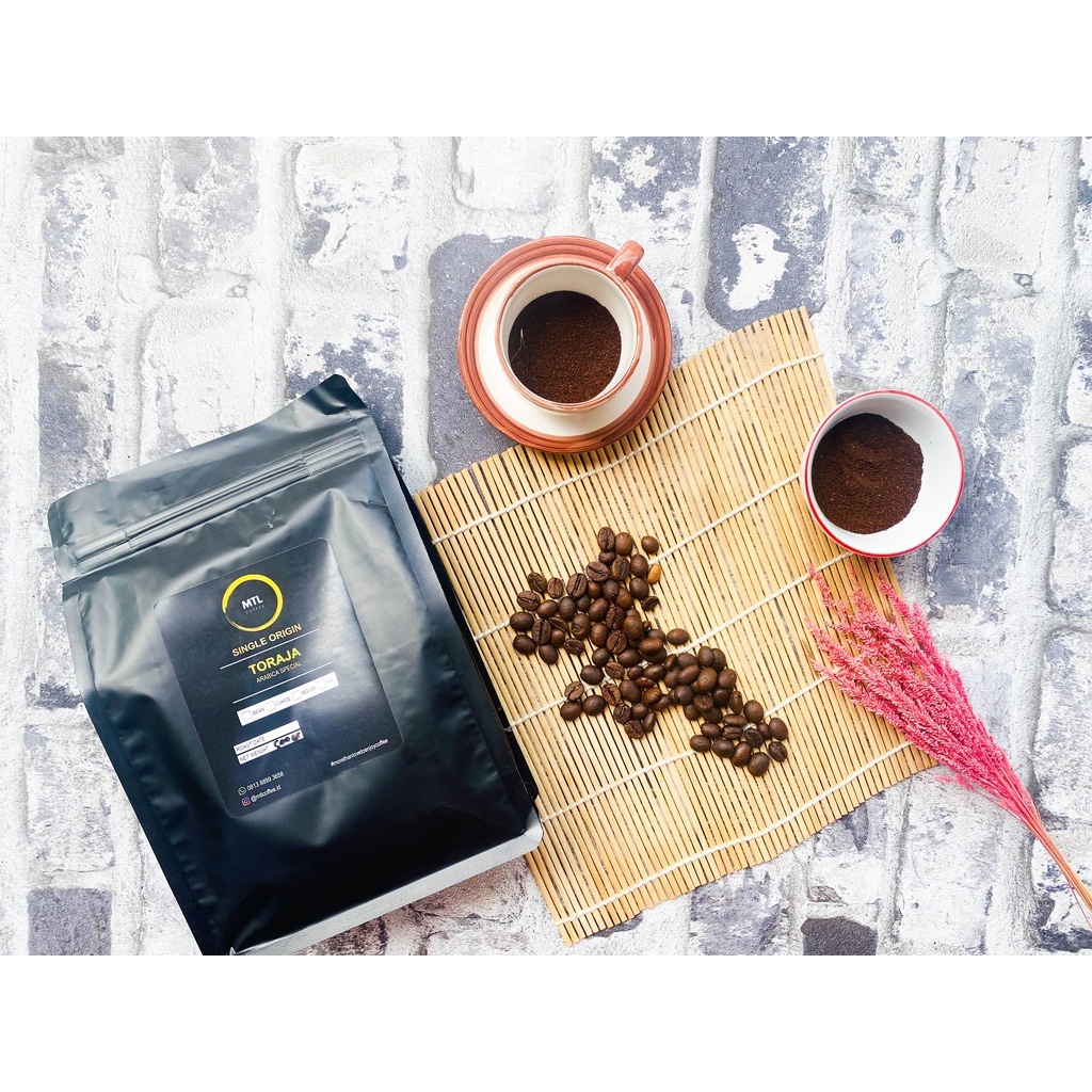 

ROASTED BEAN ARABICA TORAJA 500gr / KOPI ARABICA TORAJA 500gr