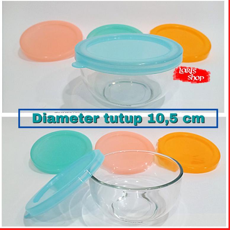 ↠ Mangkok Kaca Beling Kecil Tutup Plastik Kedaung ✦