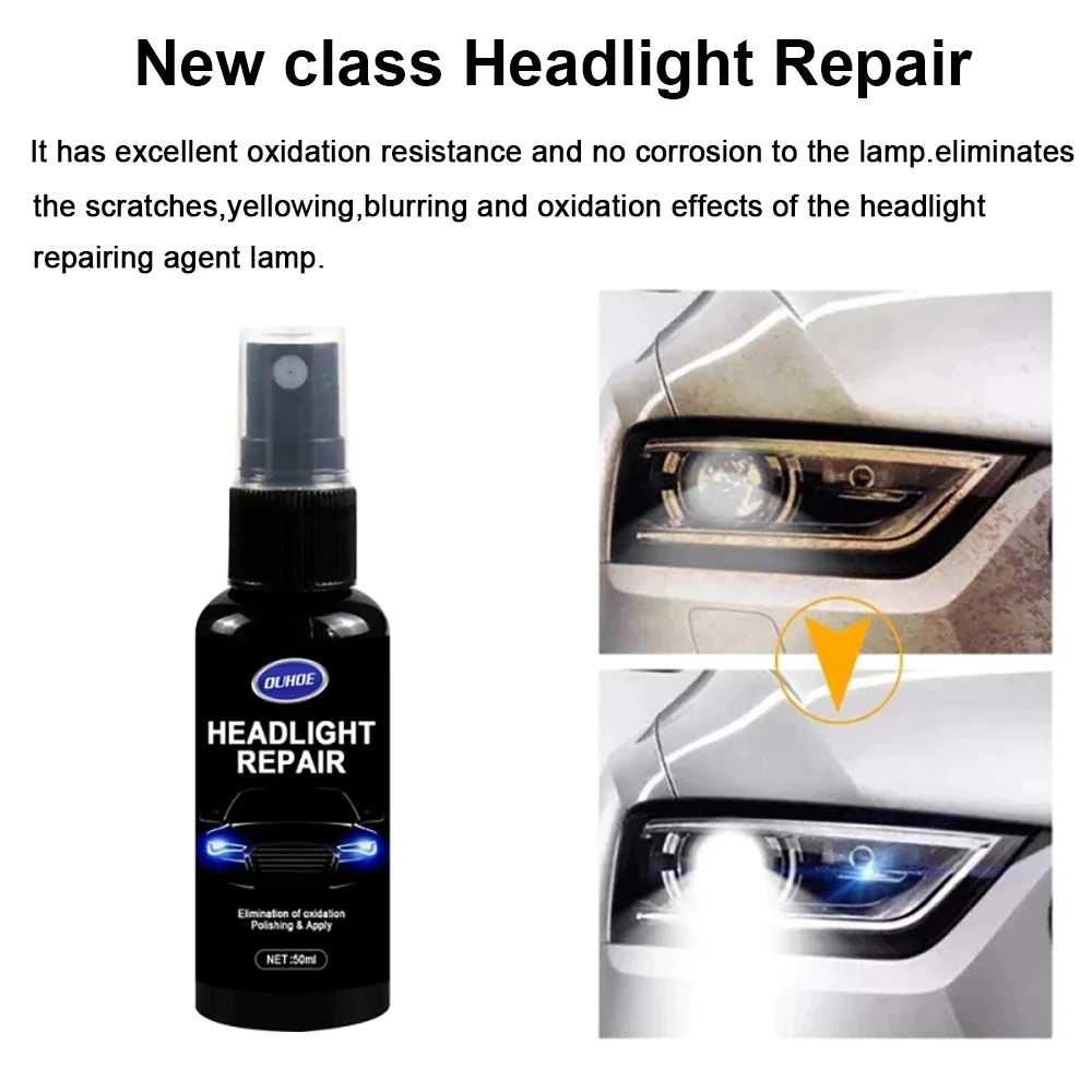 Cairan Reparasi Lampu Mobil Headlight Polish Repair 50ml