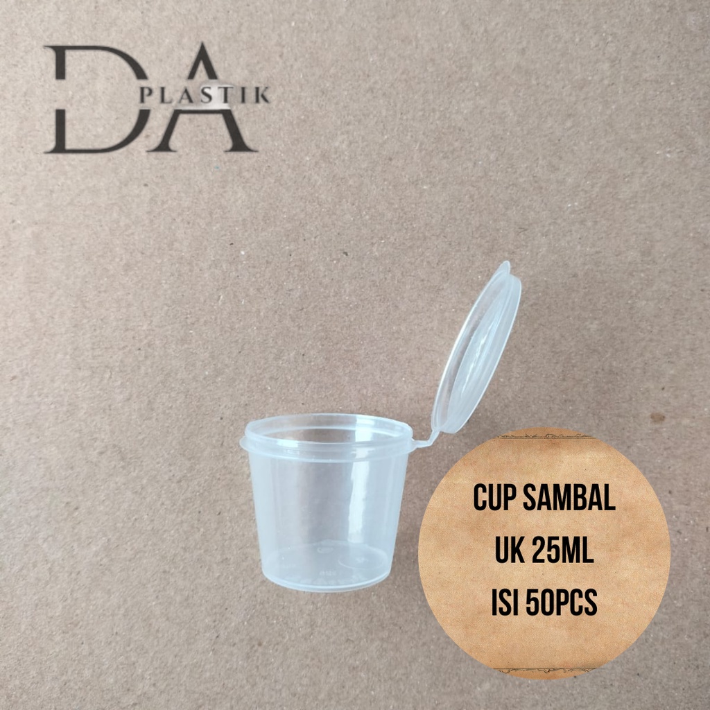 CUP SAMBAL UK 25ML | Cup Slime | Wadah Mayonaise