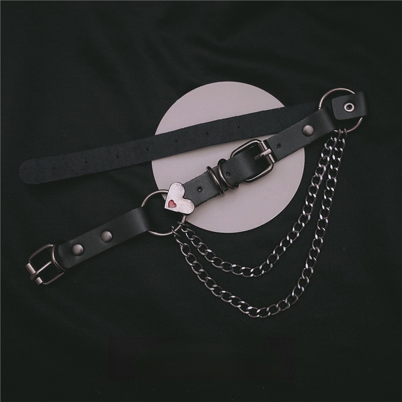 Kalung Choker Rantai Gaya Punk Untuk Wanita