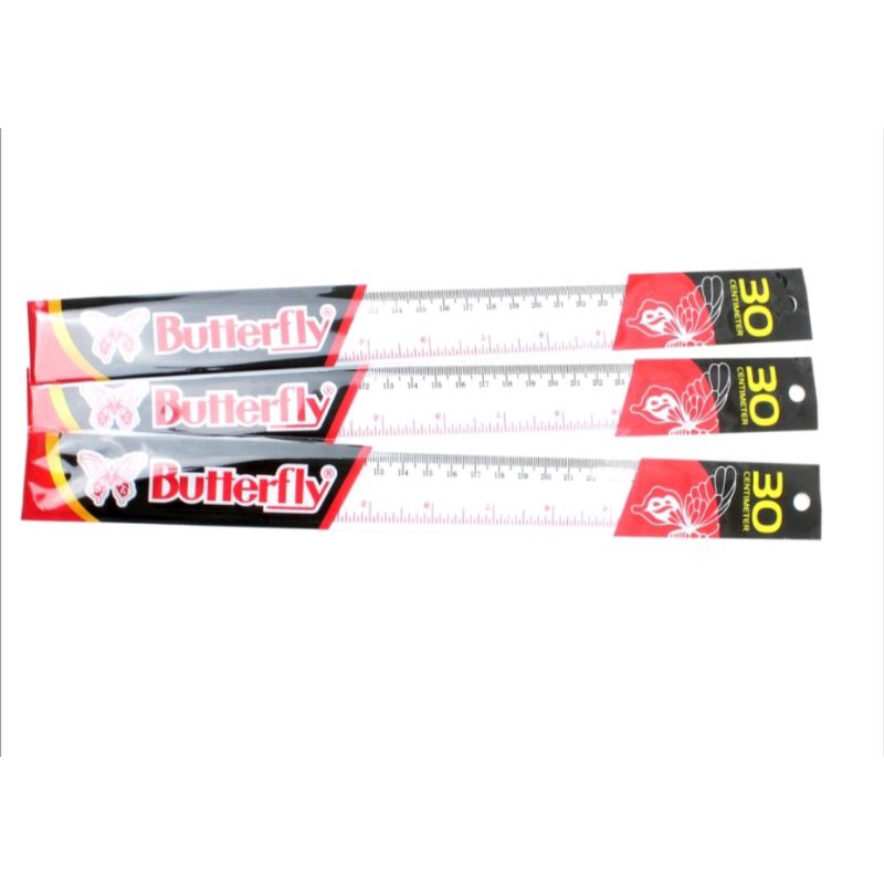 

Penggaris / Mistar Butterfly 30 Cm