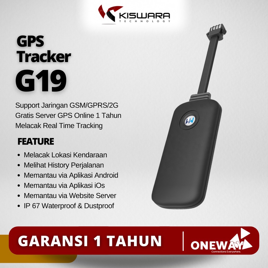 OneWay GPS Tracker MOBIL OW G19 2G FREE SERVER 1TH