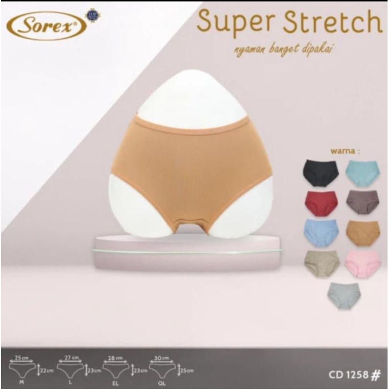 Celana dalam wanita Sorex 1258 Super Stretch