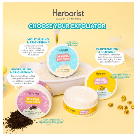 Herborist Mineral Body Scrub 200gr