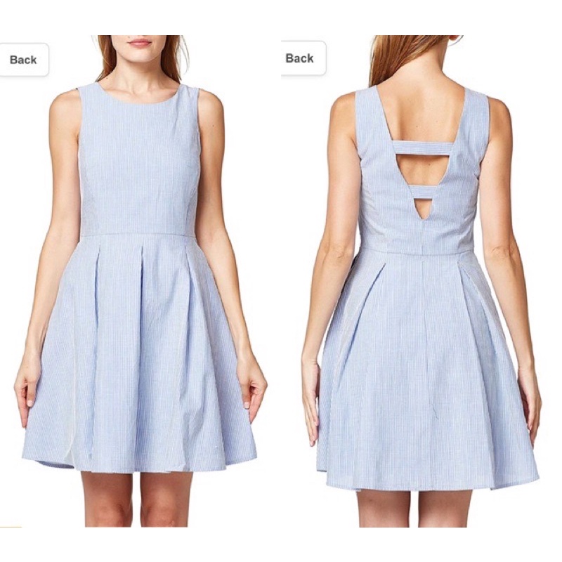 Esprit Sleeveless striped dress