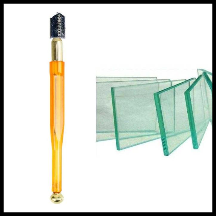 

Knifezer Pisau Pemotong Kaca Glass Cutter Diamond Cutting Tool - L9