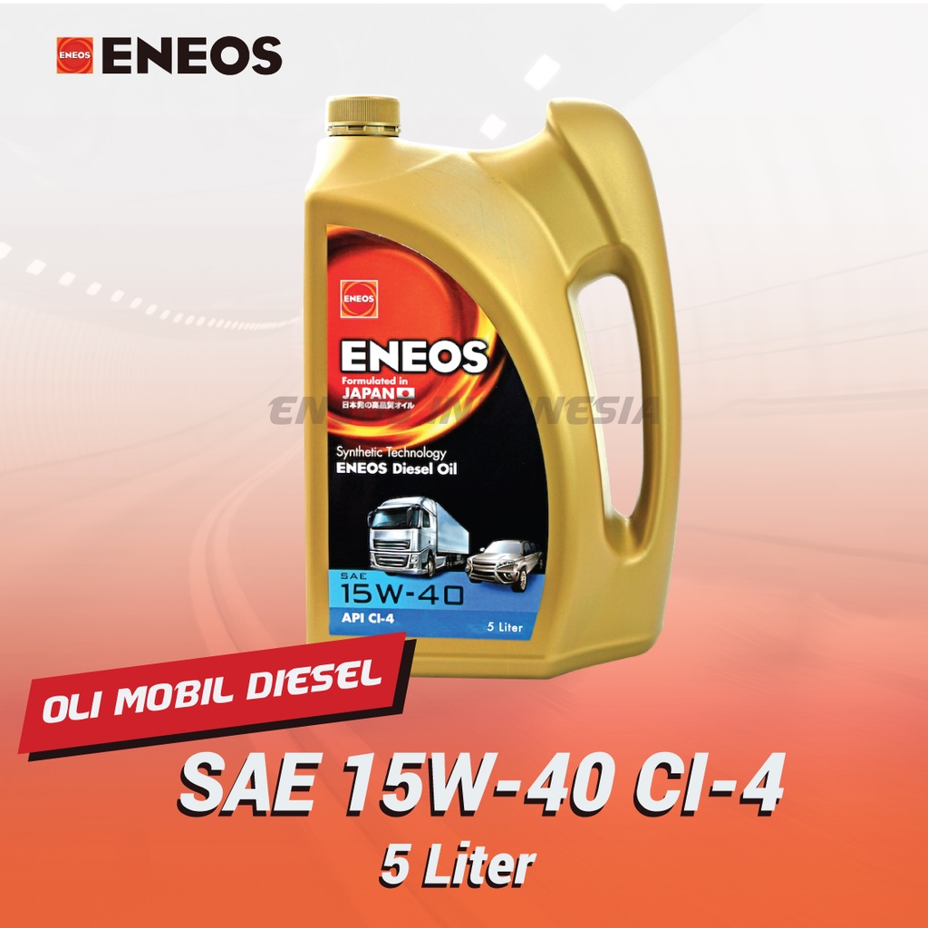Oli Mobil Diesel ENEOS SAE 15W-40 CI-4 5 Liter