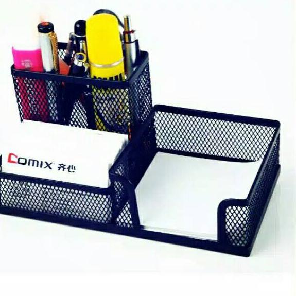 

[C-1]R ㊚] MEMO HOLDER PANJANG 3 Sekat Desk set Organizer Tempat Pensil Meja Pen-trending