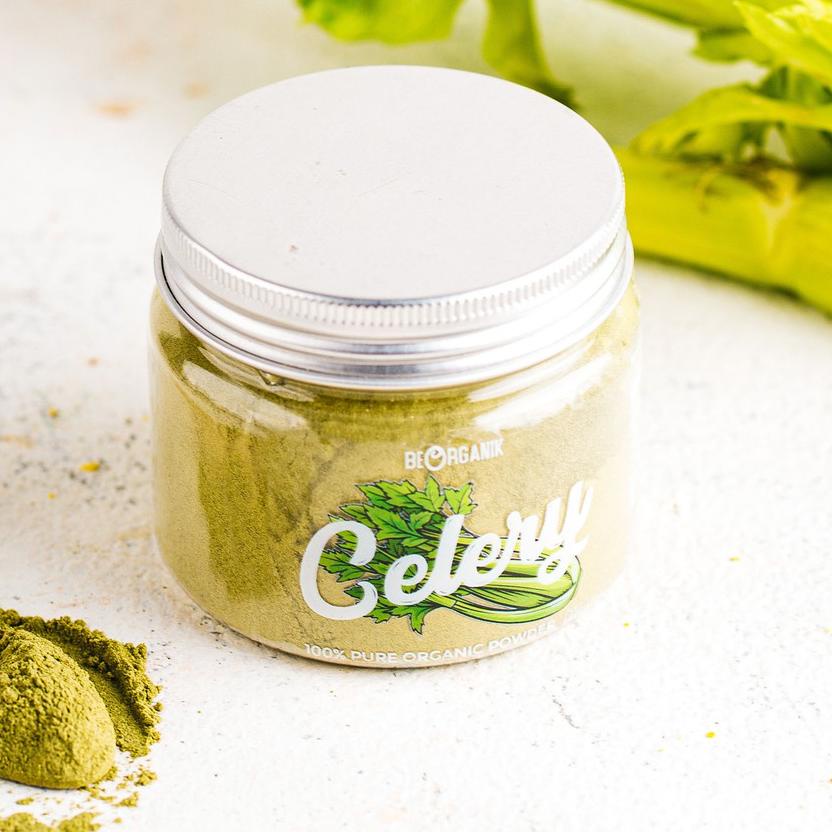 

BAYAR DITEMPAT✔️Beorganik Pure Celery Powder / Seledri Import Bubuk 75gr|SQ3