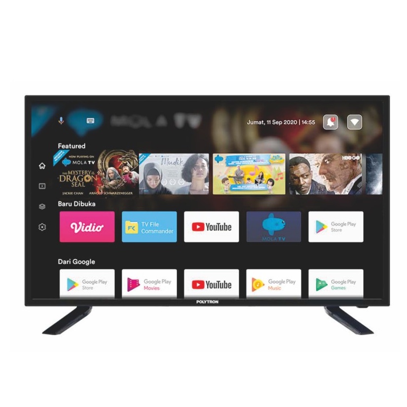 LED TV 50 INCH POLYTRON FULL HD ANDROID TV PLD 50AS8858