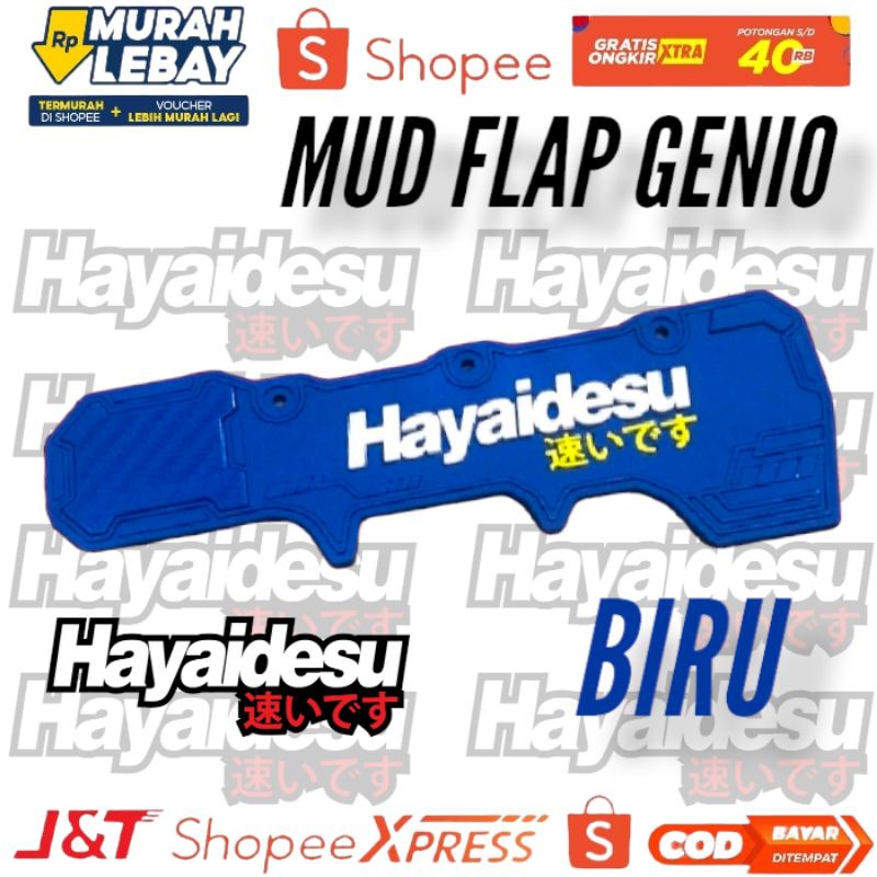 mudflap genio pelindung lumpur honda genio warna lengkap