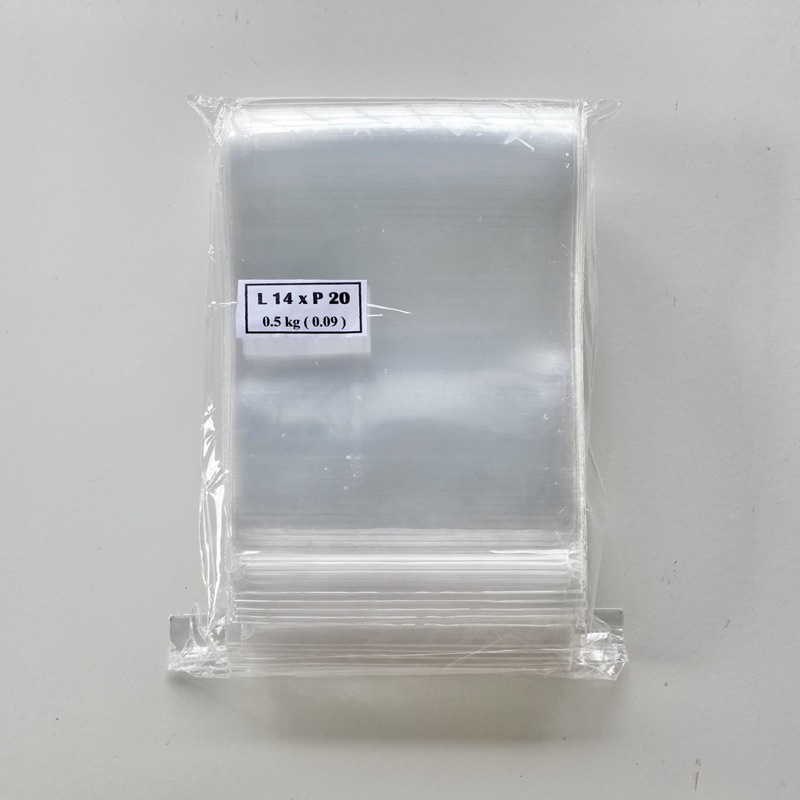 Plastik Klip PP Tebal 14x20 ketebalan 0.09