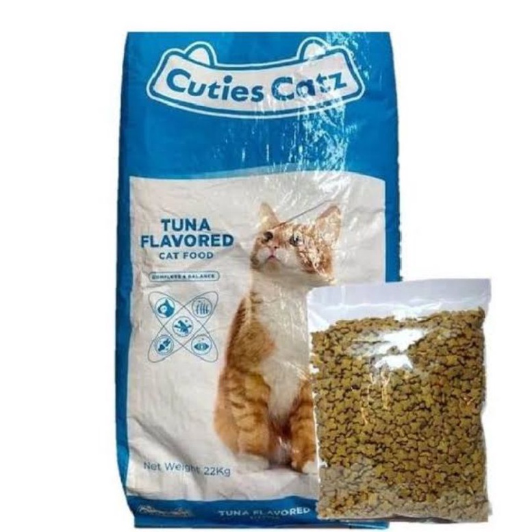 Makanan Kucing CUTIES Catz Tuna 1kg.