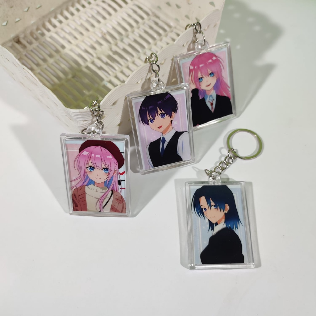 Souvenir Gantungan Kunci Kotak Anime - Kawaii dake ja Nai Shikimori-san Keychain