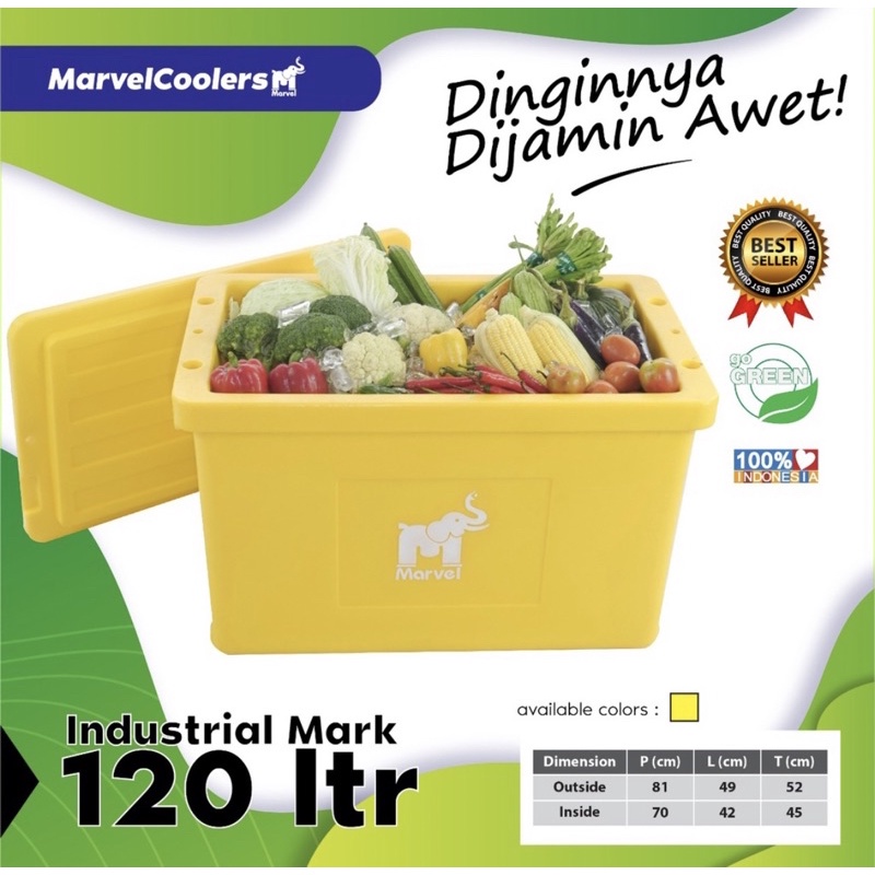 Marvel Cooler 120 Liter / Box Es / Cooler Bok Marvel