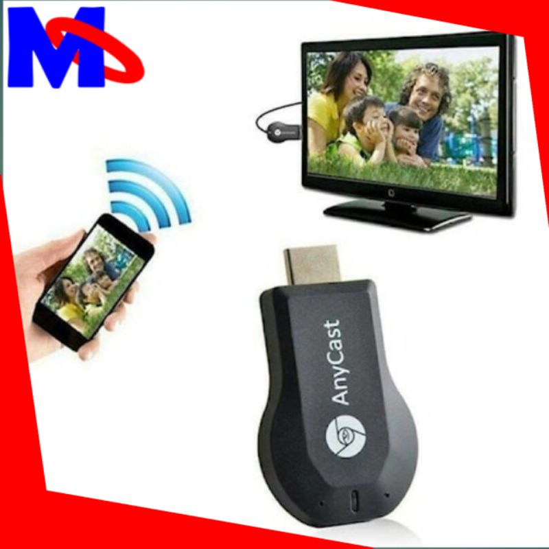 Penyambung hp ke tivi bluetooth wireless WiFi anycast USB dongle