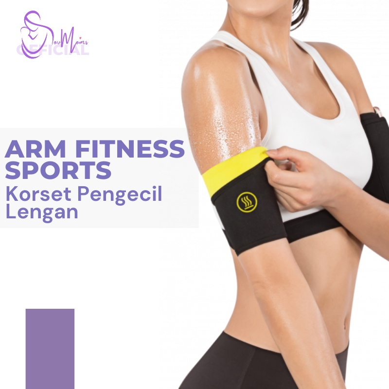 Korset Pelangsing Lengan Hot Shaper Arm Perlengkapan Olahraga Sepasang Deker Lengan