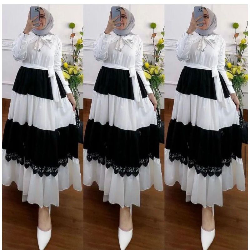 BAHAN SYAKILA MIX RENDA Asmirandah Maxi jumbo