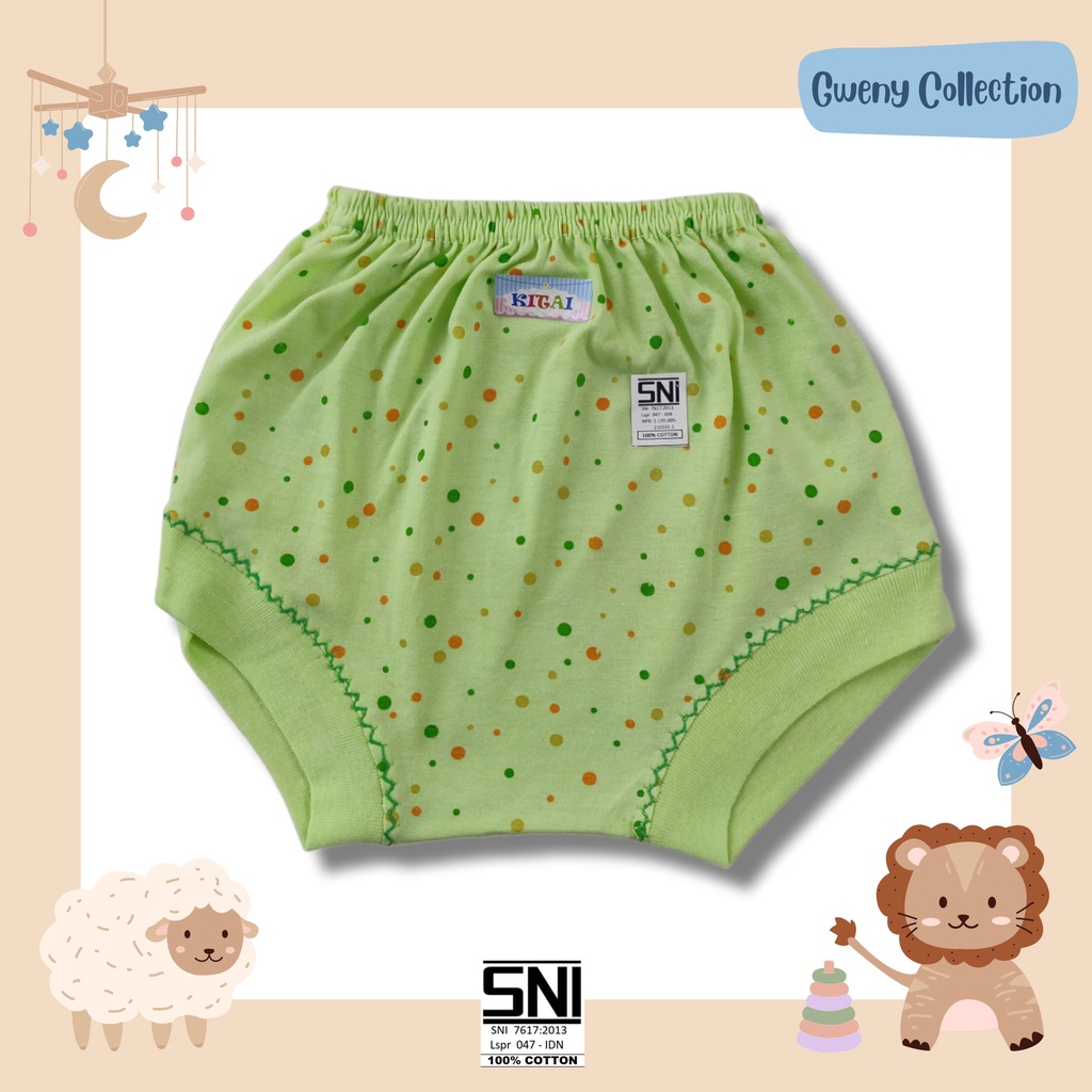 CELANA POP ANAK CELANA KODOK / PENDEK BAYI CELANA SEGITIGA BAYI MOTIF POLKA WARNA / KXT