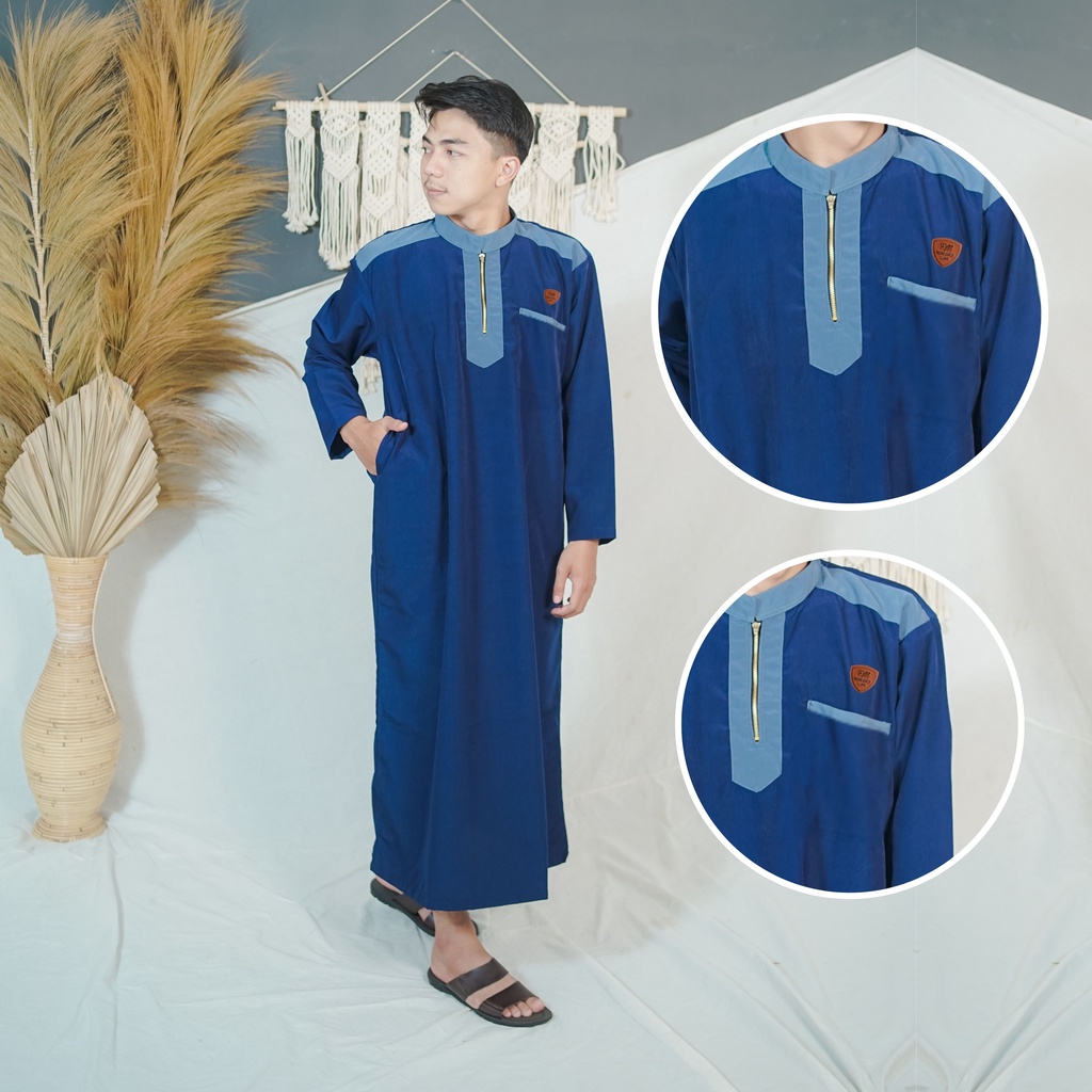 AL-MAHDI / JUBAH pria dewasa Dan remaja terlaris Lengan panjang /gamis pria S M L XL XXL XXXL JUMBO/koko pria