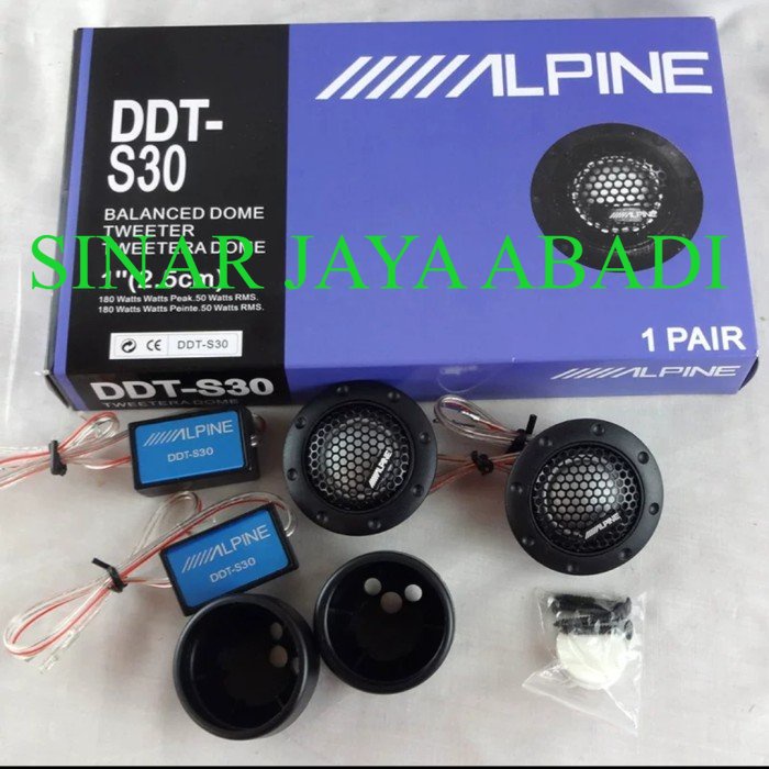 TWEETER MOBIL ALPINE DOME CROSSOVER DDT-S30 1 PASANG