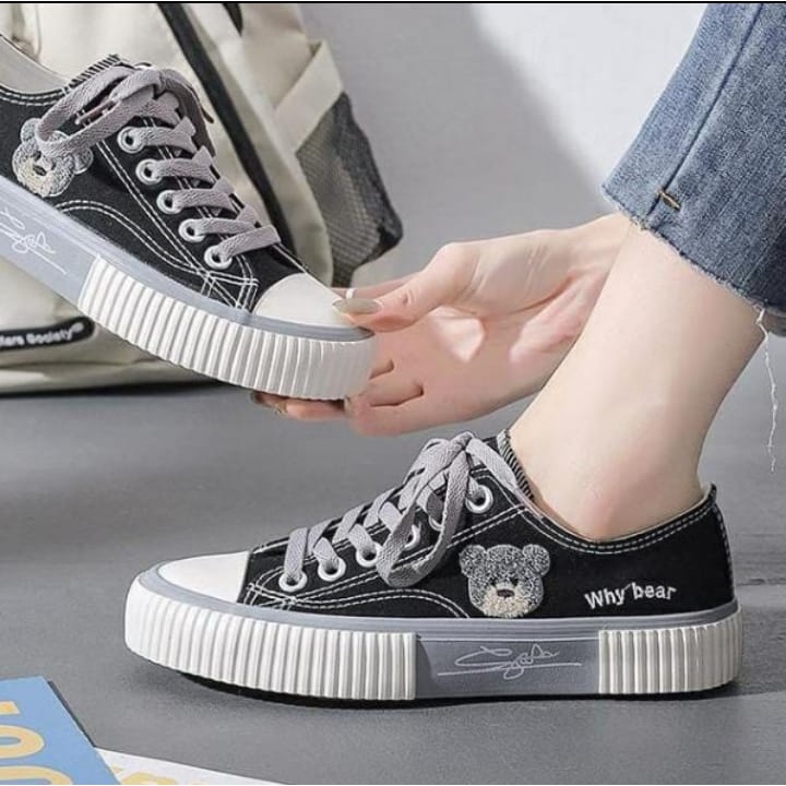 Sepatu Wanita Sepatu Sneakers Wanita Sepatu Cewe Sepatu Skolah Wanita Sepatu Fashion Baer_01