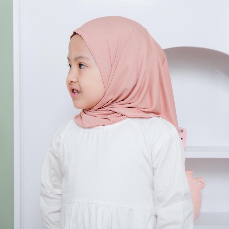 HIJAB ANAK Instan 1-5 Tahun Spandex Jersey Premium Kerudung Jilbab Balita