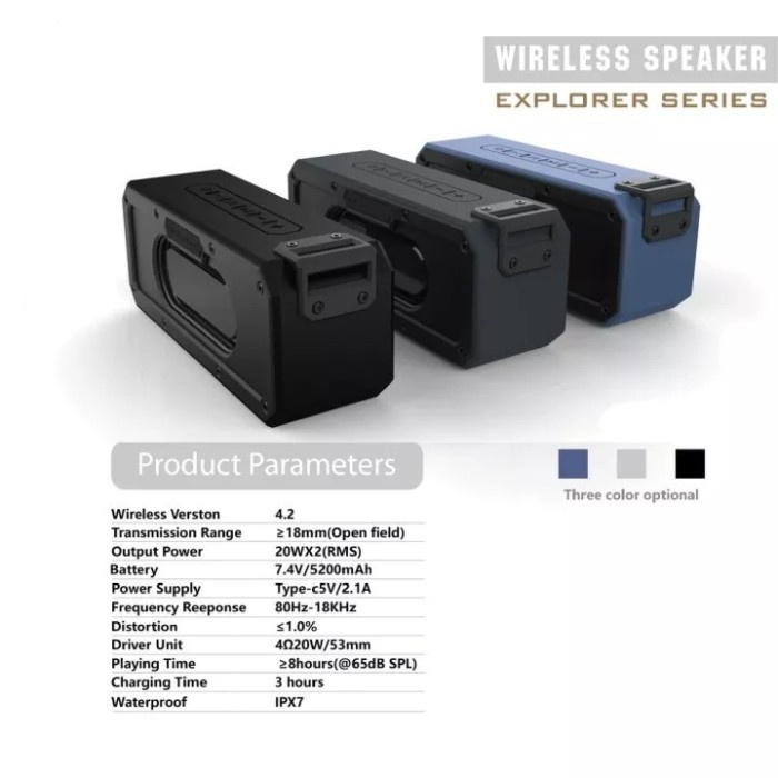 Speaker Lenyes TWS S105 S108 Bluetooth Waterproof Anti Fall Wireless Connection