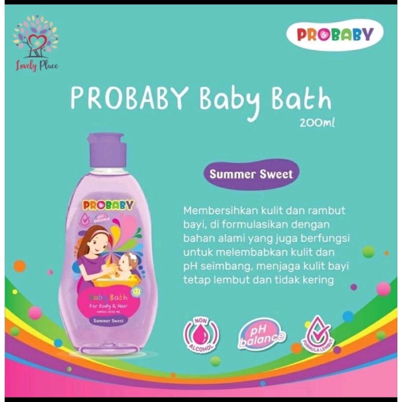 PROBABY Baby Bath l Shampoo l Cologne l Lotion Bayi 100mL 200mL Sabun Mandi Bayi