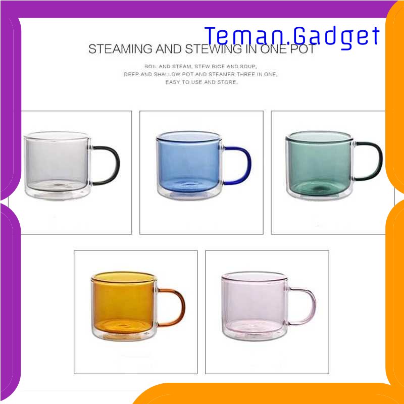 TG - DPR GU26C Gelas Mug Coffee Tea Glass 250ml - HJJT-01