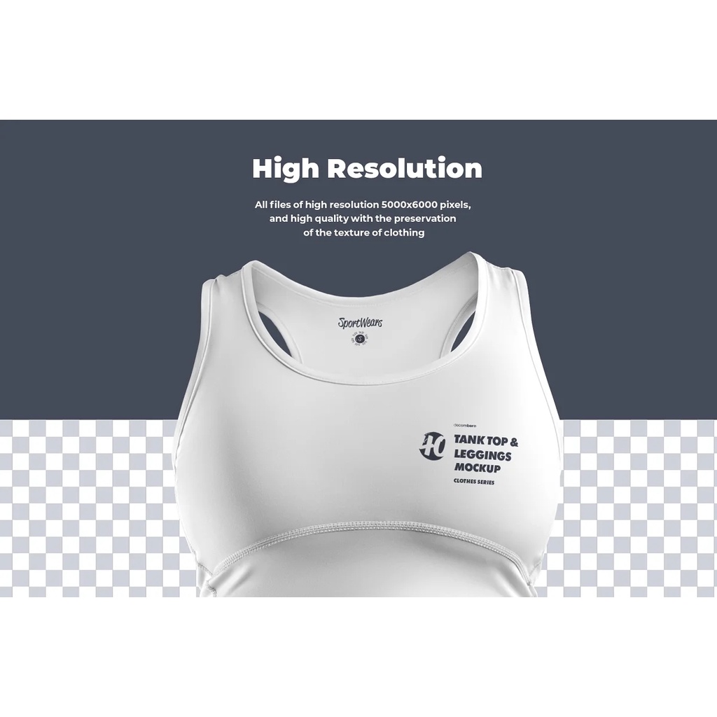 6 Mockups Tank Top and Leggings