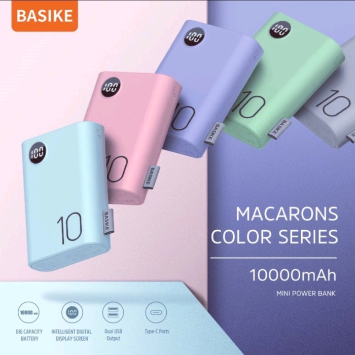 Powerbank Basike Colorful 10000Mah