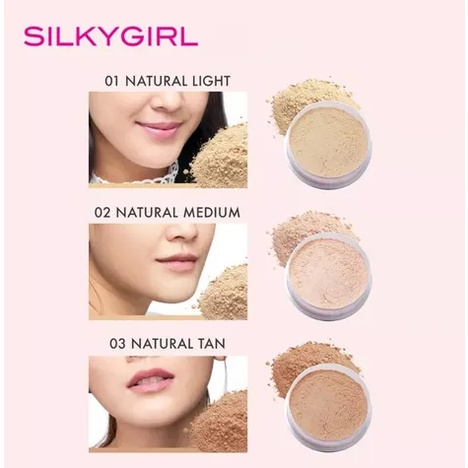 SILKYGIRL Shine-Free Loose Powder