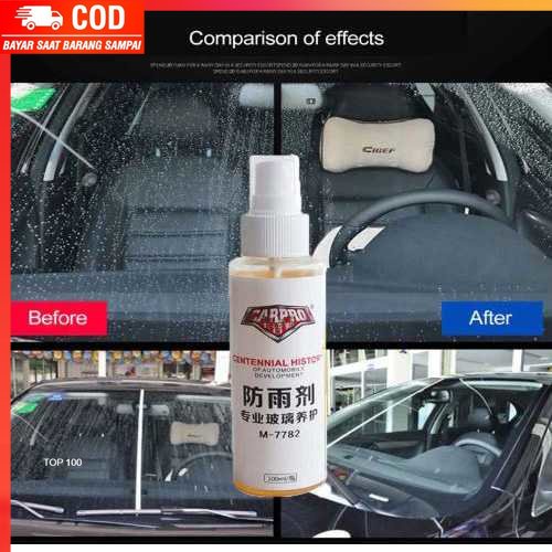 ( 100% BARANG ORI ) CARPRO Cairan Anti Air Kaca Mobil Nano Spray Coating Rainproof 100ml - M-7782