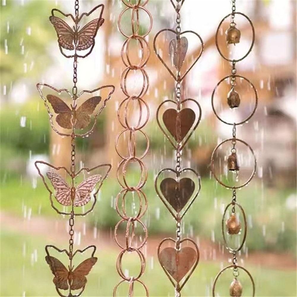 Solighter Lonceng Angin Logam New Wall Decor Dekorasi Rumah Coffee house Butterfly Wind Chimes